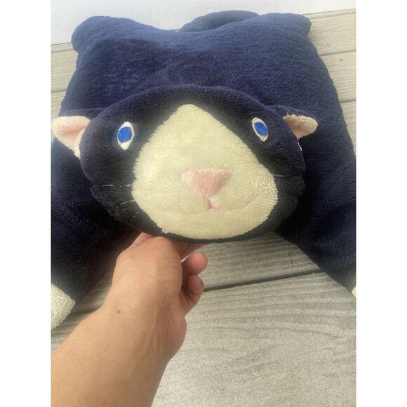 VTG My Slumber Mate Black & White Cat Plush Pillow Rare 23" Walmart Exclusive - Picture 2 of 16